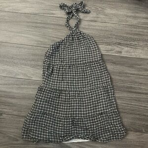 Abercrombie & Fitch Black and White Checkered Dress